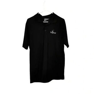 Nike Golf Tour Performance Dri-Fit Short Sleeve Golf Polo Shirt Men's M Black